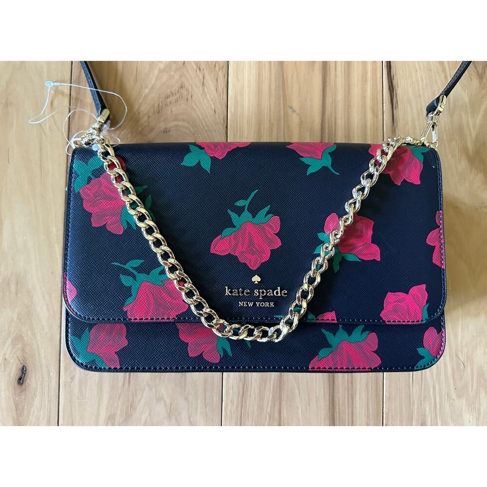 NWT Kate Spade Madison Rose Toss Crossbody Purse, Shoulder Bag, Clutch